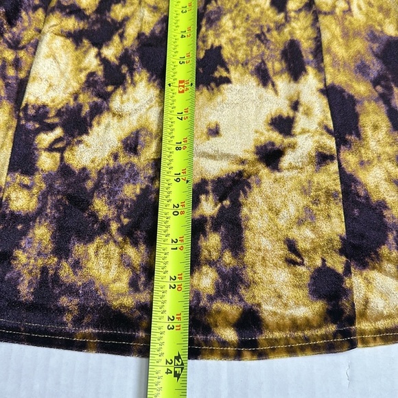 Urban Outfitters Dawn Tie Dye Velvet Mini Short Slip Dress Womens Medium - Picture 9 of 14